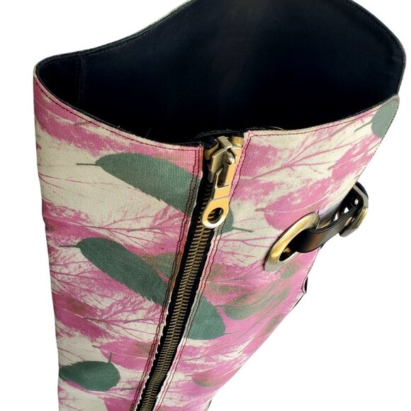 Rare Avant Garde Boots Size 42 Late 90s Early Y2K Leather & Canvas No Studio - Picture 10 of 14